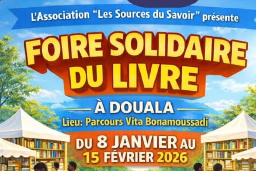 Douala célèbre le livre : une foire solidaire pour démocratiser le savoir