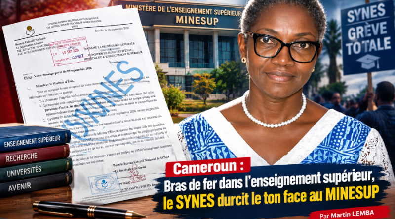 Cameroun : Bras de fer dans l’enseignement supérieur, le SYNES durcit le ton face au MINESUP